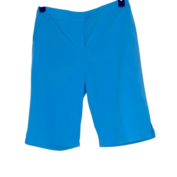 ST .JOHN size 6 Shorts Cotton Pockets  Blue Made in USA - Picture 2 of 11